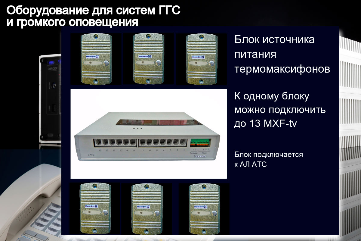 Блок питания для всепогодных переговорных устройств Изображение блока питания всепогодных переговорных устройств
