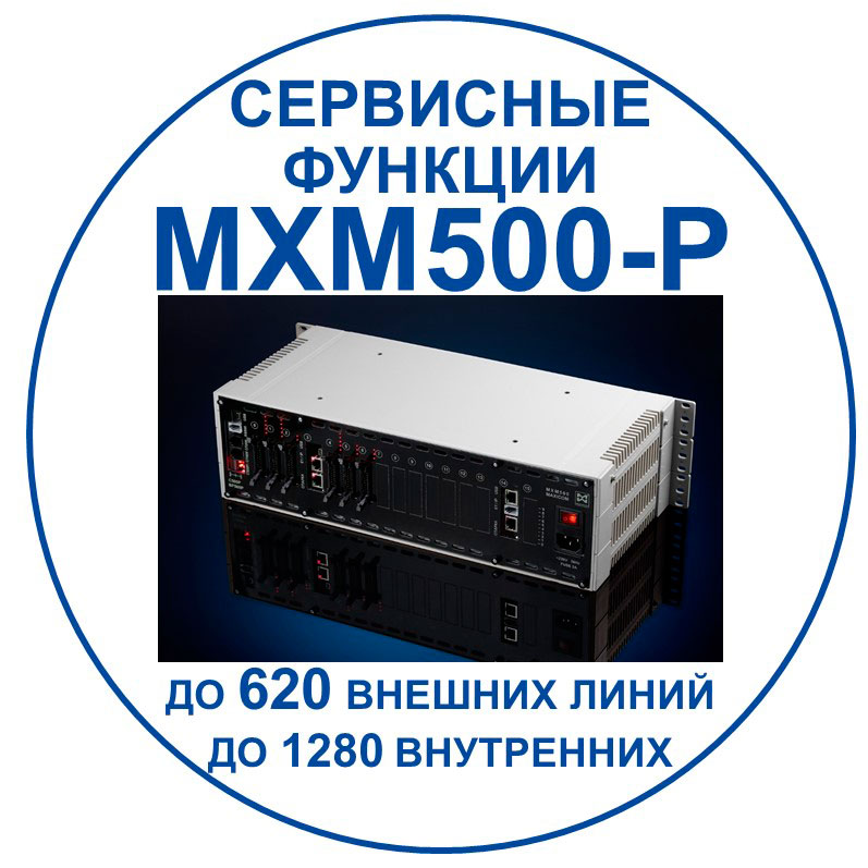 связь для бизнеса: сервисные функции MXM500-P. Переход к документу с описанием