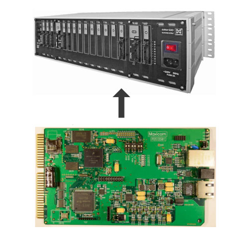 IP селекторная связь- техническое обеспечение. Изображения МАКСИКОМ MXM500-P и платы IP500-P