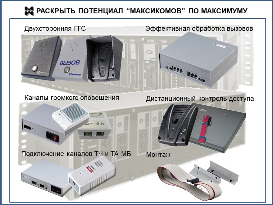 Аксессуары к АТС Максиком