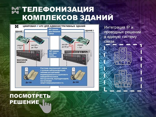 Комплексные системы связи для зданий. Пример схемы.