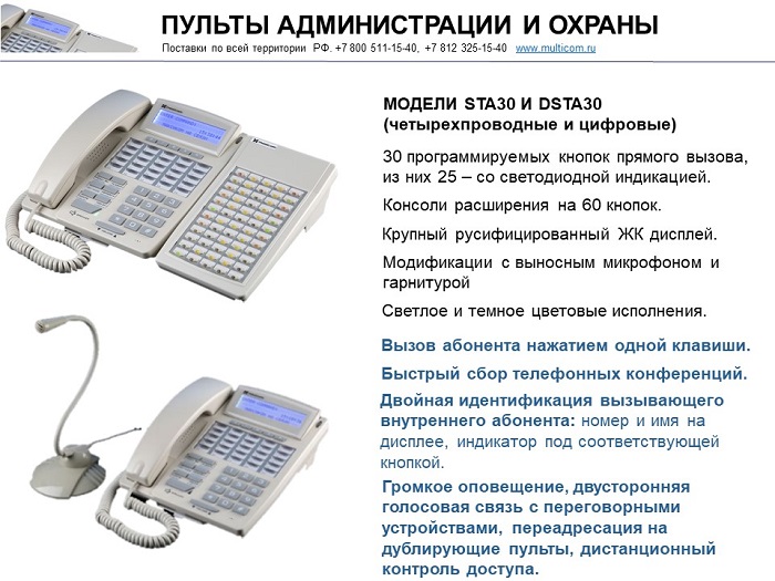 Управление связью и оповещением в ОУ - пульты связи