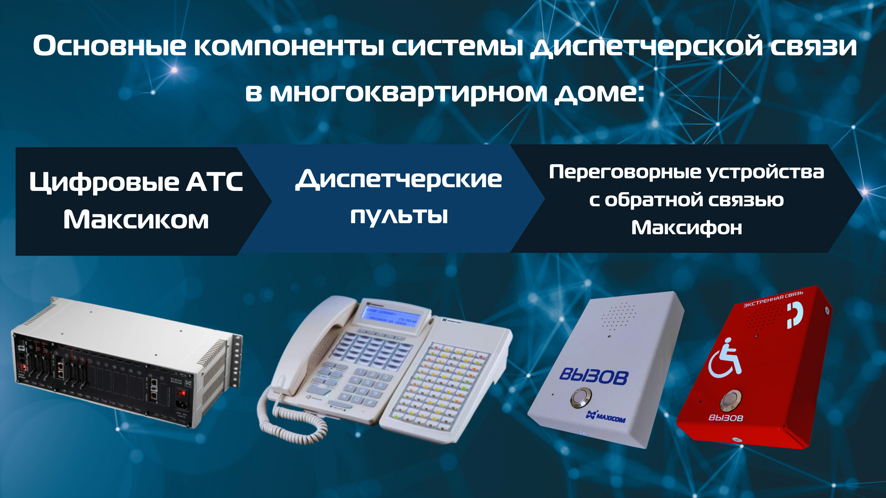 система громкого оповещения с обратной диспетчерской связью для многоквартирного дома