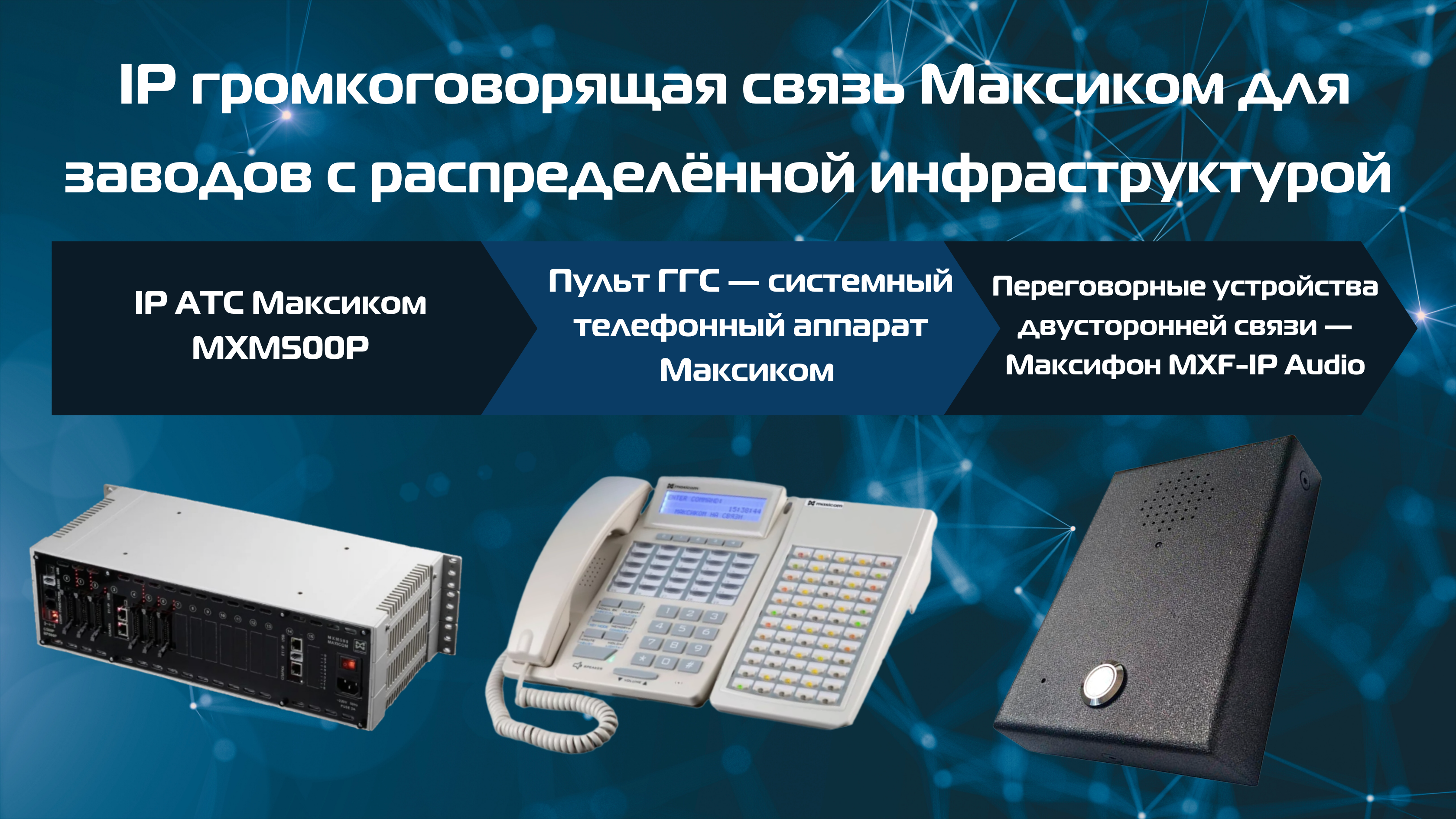 IP громкоговорящая связь Максиком для заводов с распределённой инфраструктурой IP громкоговорящая связь Максиком для заводов с распределённой инфраструктурой
