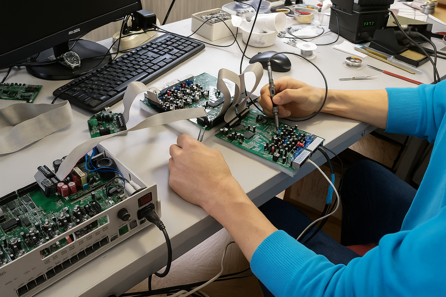 Ремонт АТС, диагностика платы MP35