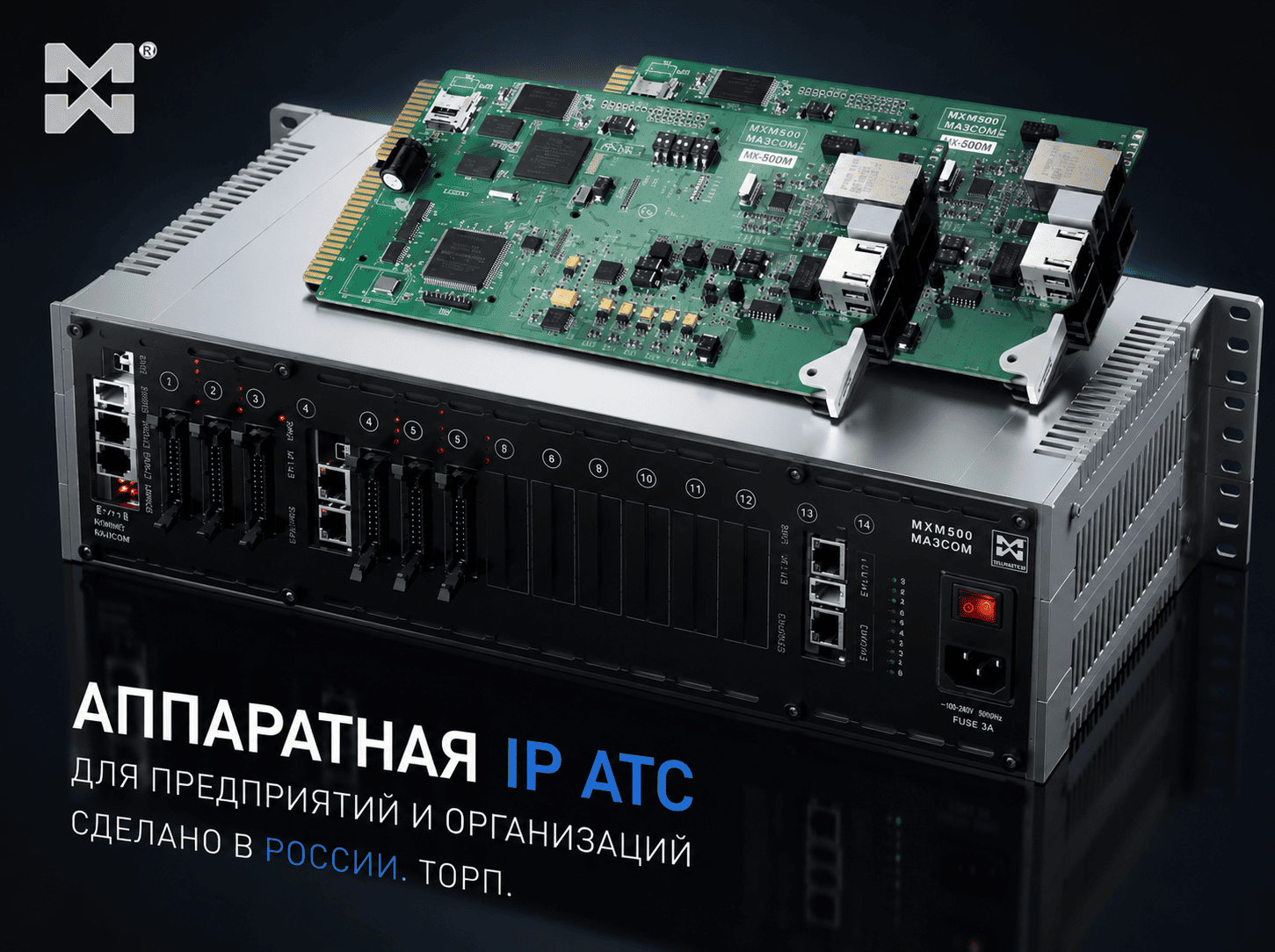 Аппаратная IP АТС российского производства Аппаратная IP АТС российского производства