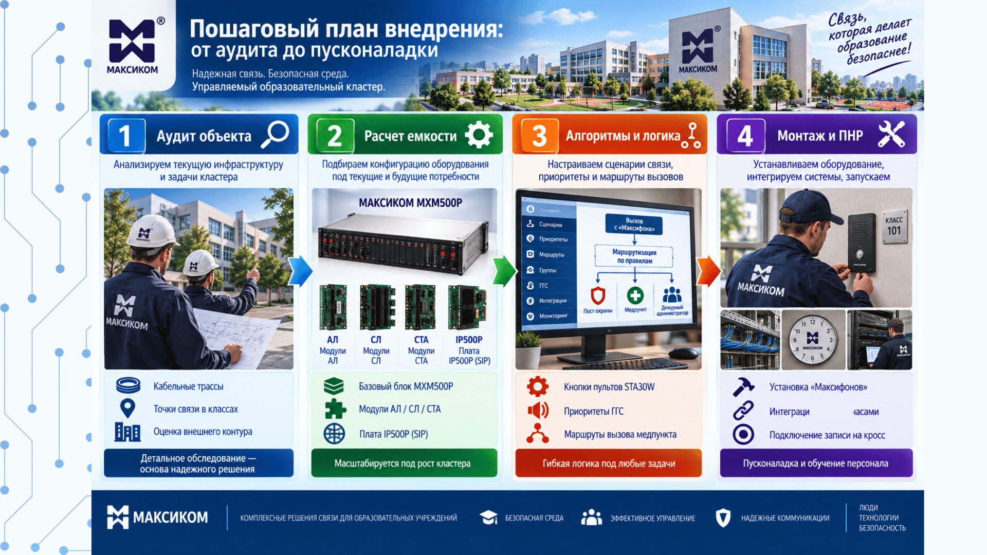 Пошаговый план внедрения: от аудита до пусконаладки Пошаговый план внедрения: от аудита до пусконаладки